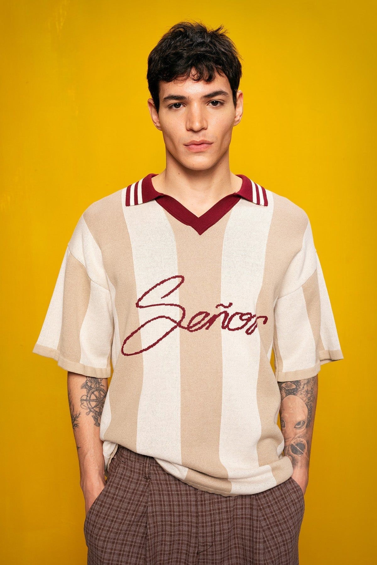 Old Money Polo Yaka Senıor Erkek Oversize T-Shirt