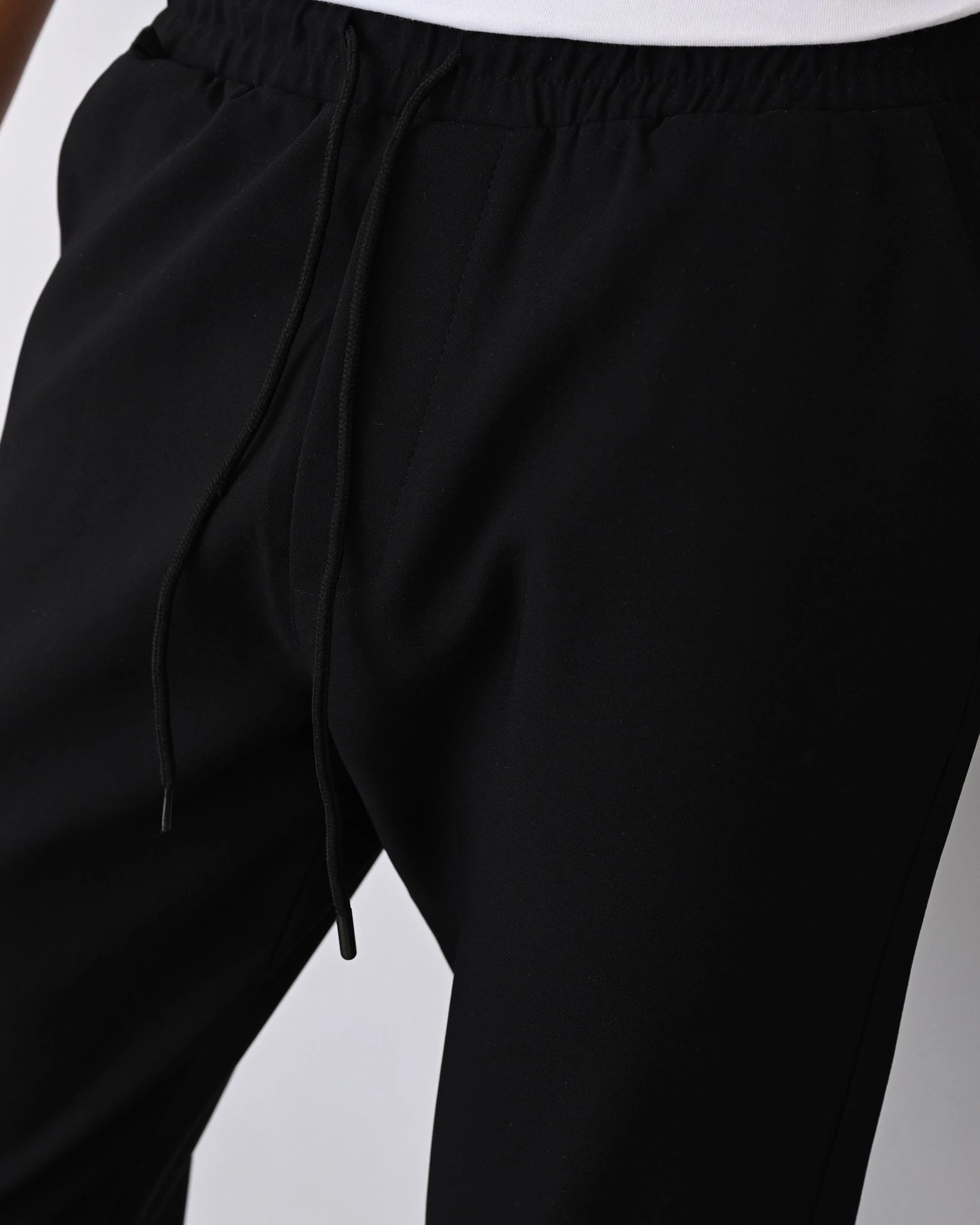 Beli Lastikli Duble Paça Zincir Detaylı Erkek Pantolon