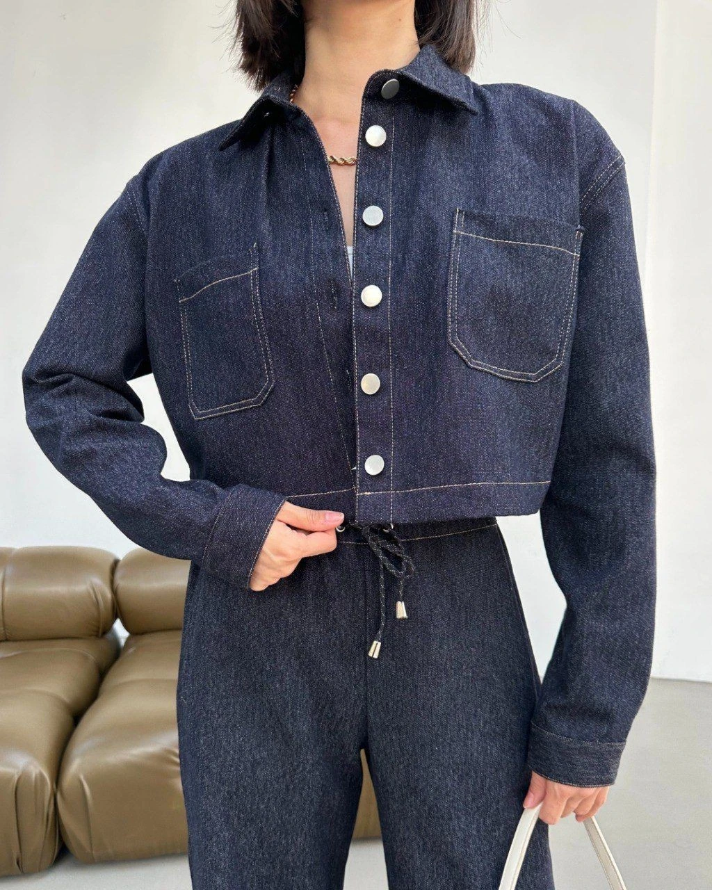 Apile Kadın Denim Gömlek Ceket