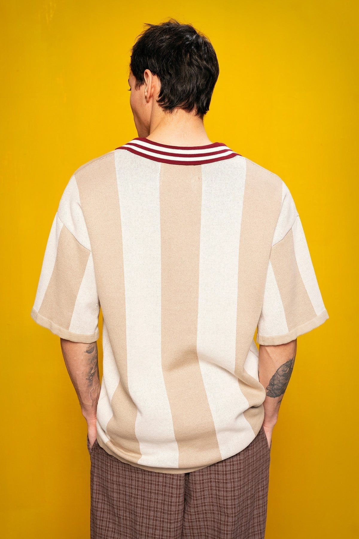 Old Money Polo Yaka Senıor Erkek Oversize T-Shirt