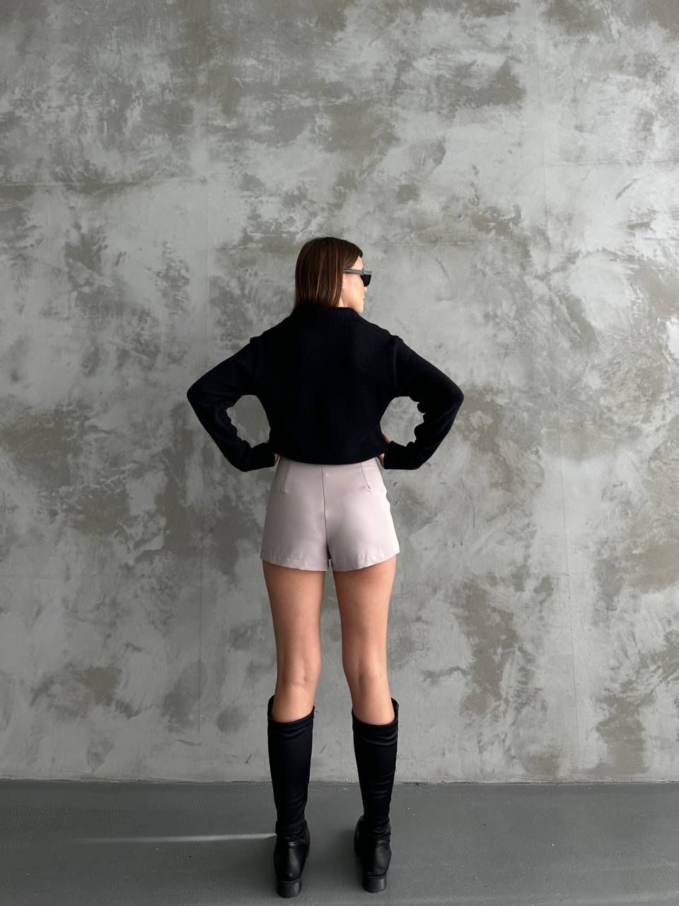 Polo Yaka Teddy Kadın Triko Kazak