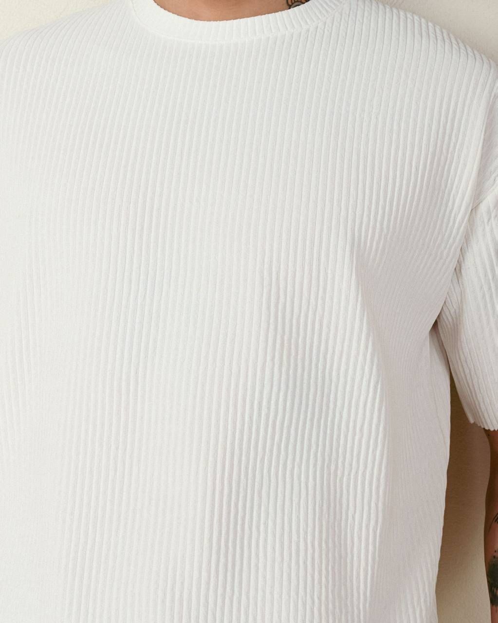 Marrakech TST2004 0 Yaka Fitilli Oversize T-Shirt
