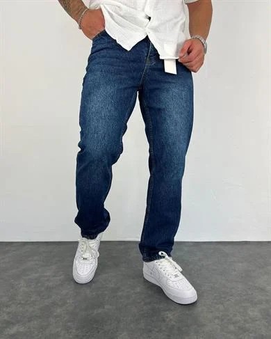 Baggy Kesım Erkek Jean Pantolon