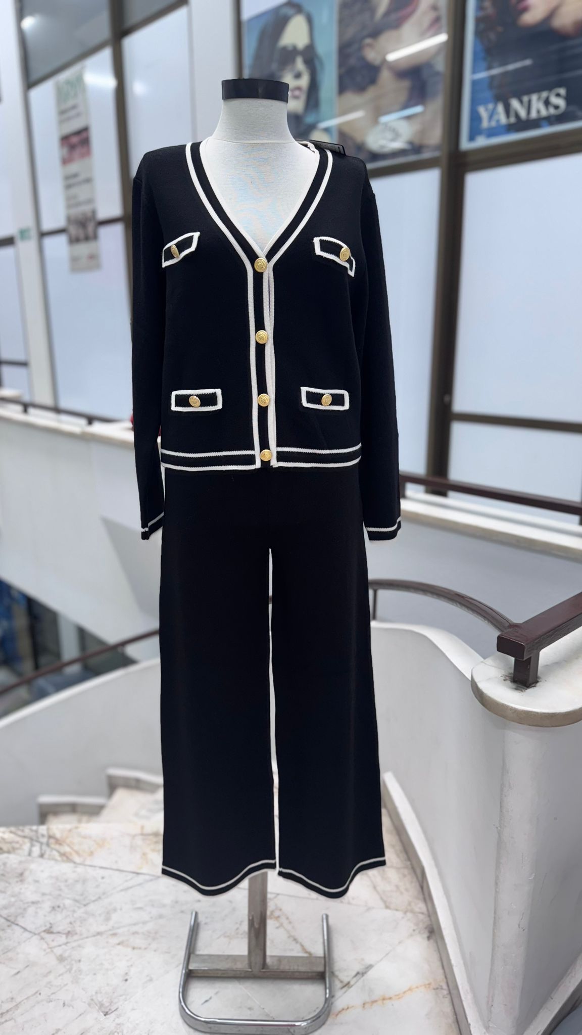 Yeni Sezon Örme Standart Beden Pantolonlu Takım Ebrar Butik image