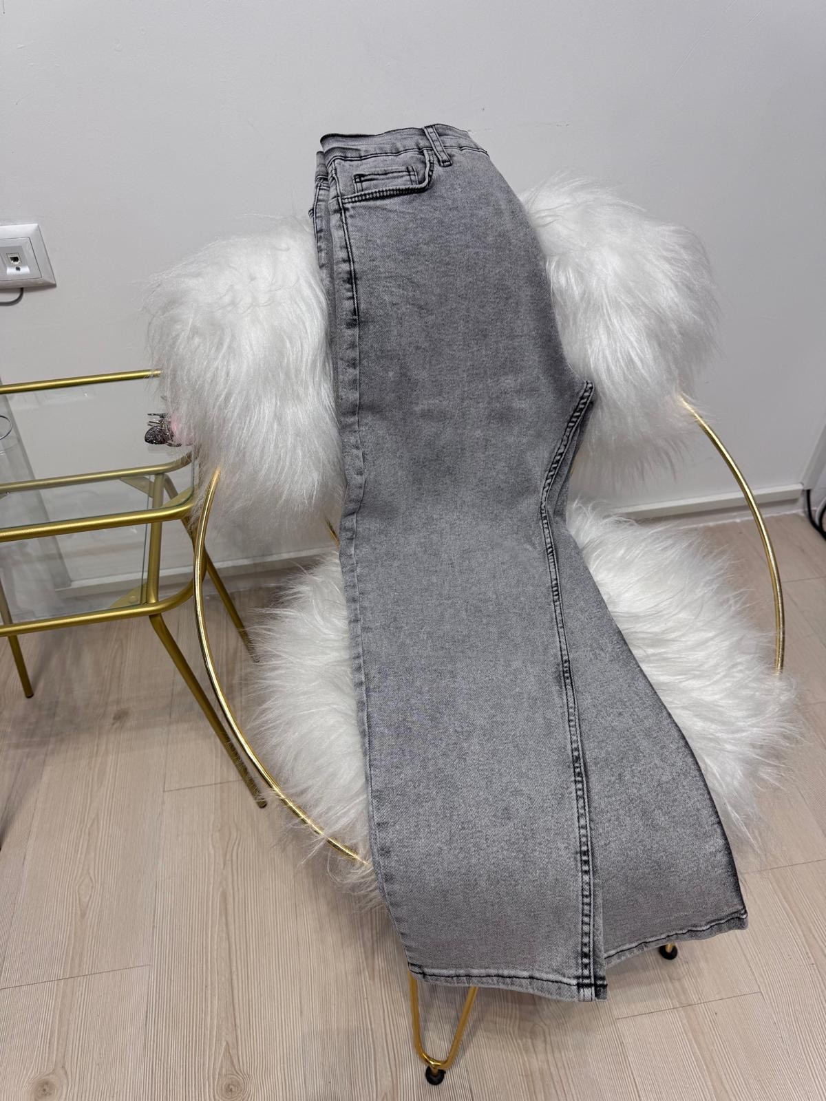 Likralı Düz Model Kot