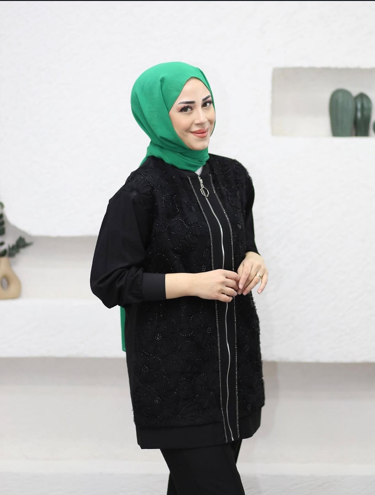 Tül Çiçekli Takım | Ebrar Butik image
