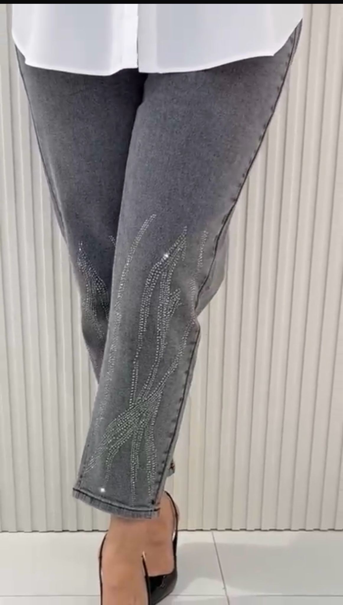Nazende Model Taşlı Kot