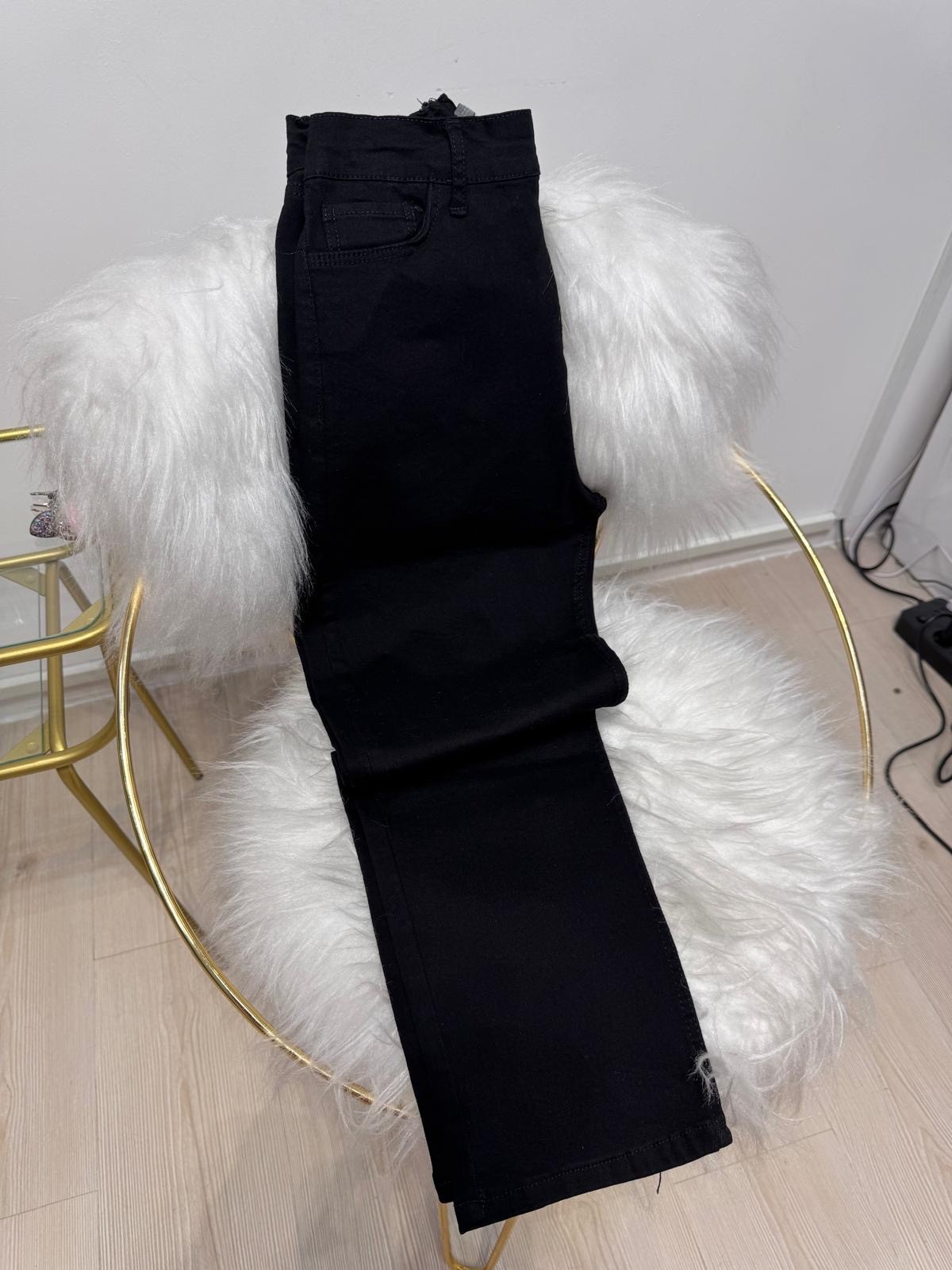 Likralı Düz Model Kot
