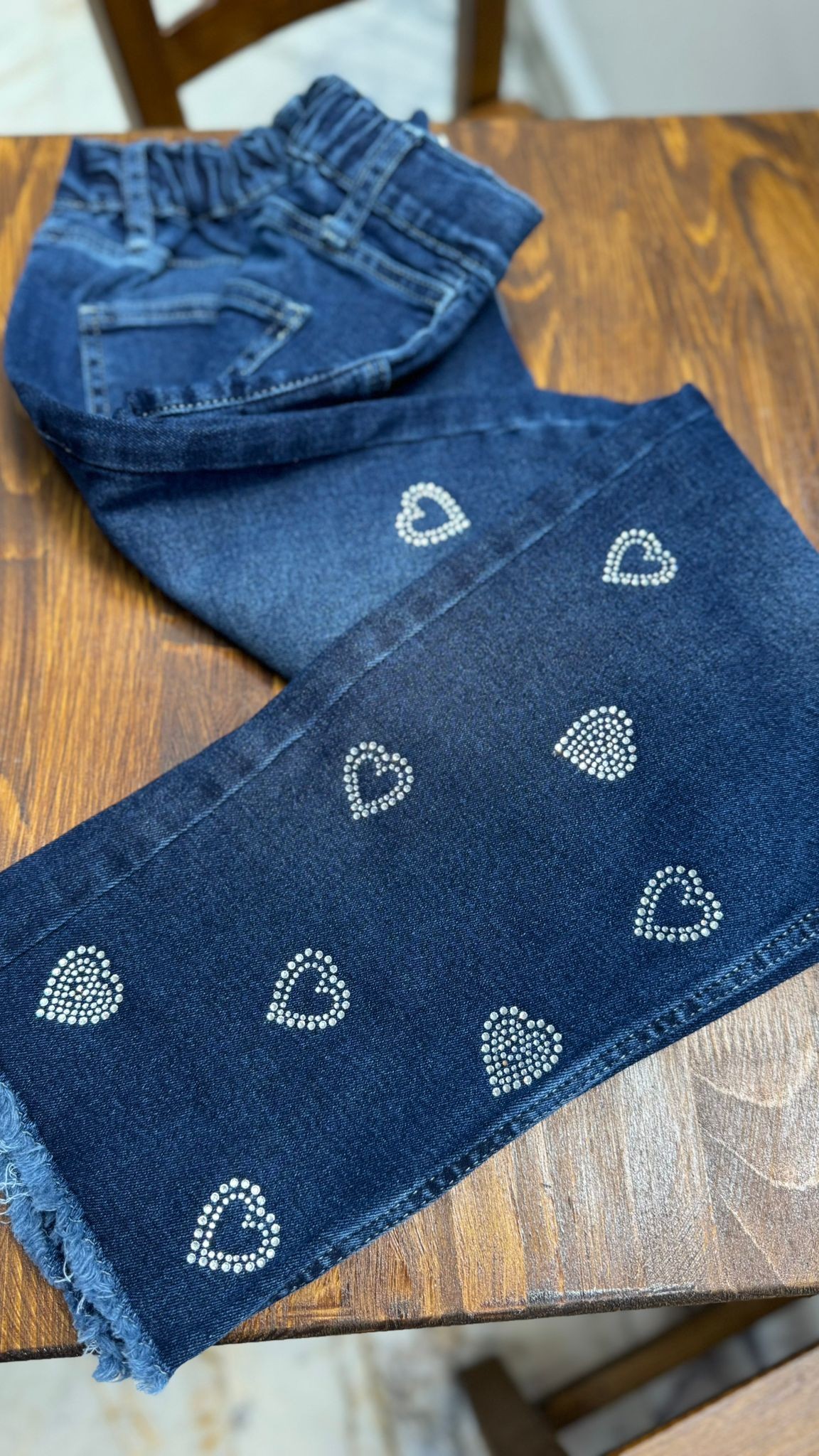 Kalpli Likralı Denim Kot image