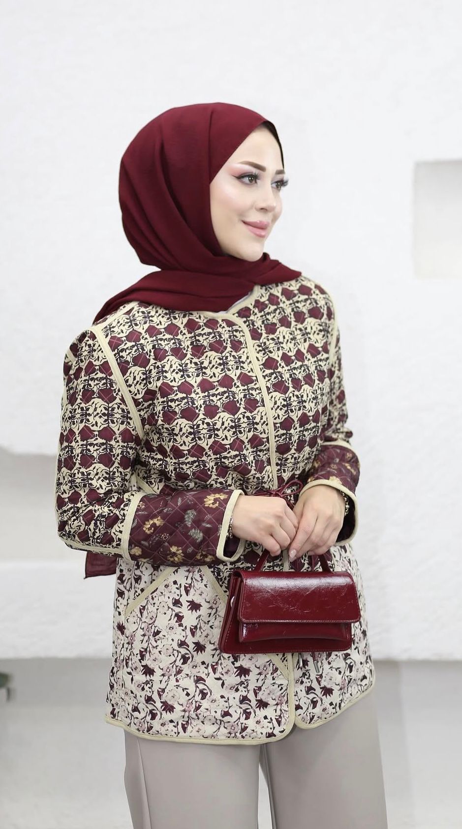 Kapitone İşlemeli Özel Tasarım Astarlı Ceket