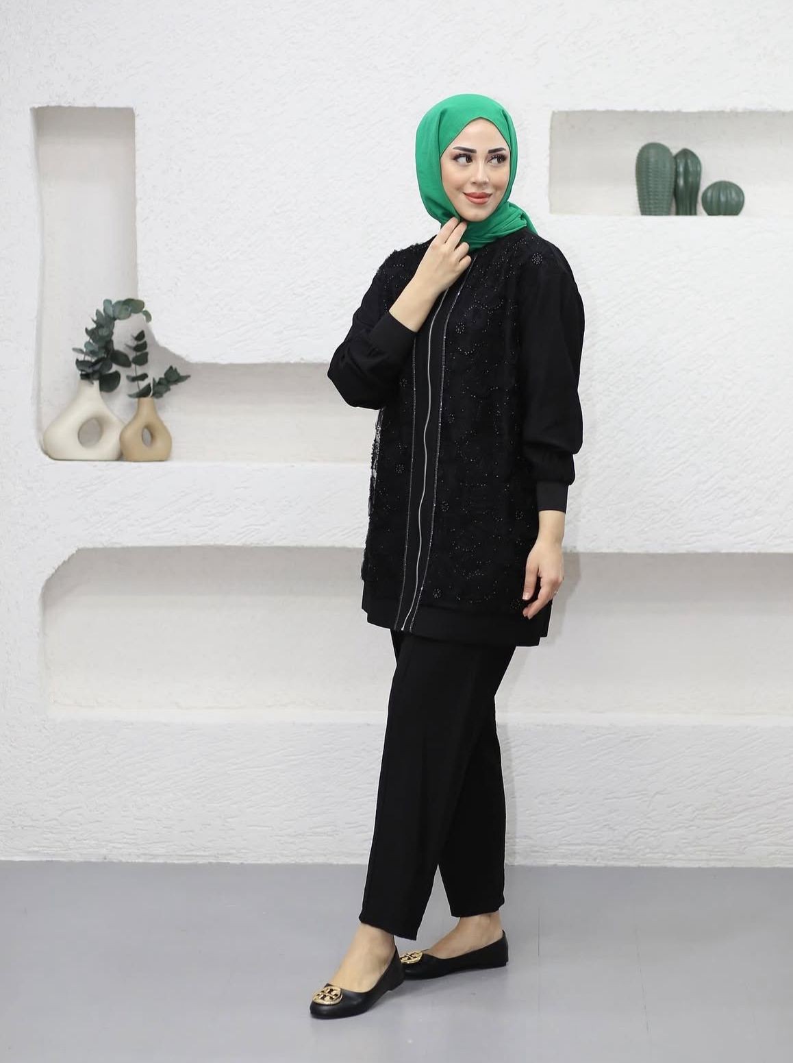 Tül Çiçekli Takım | Ebrar Butik
