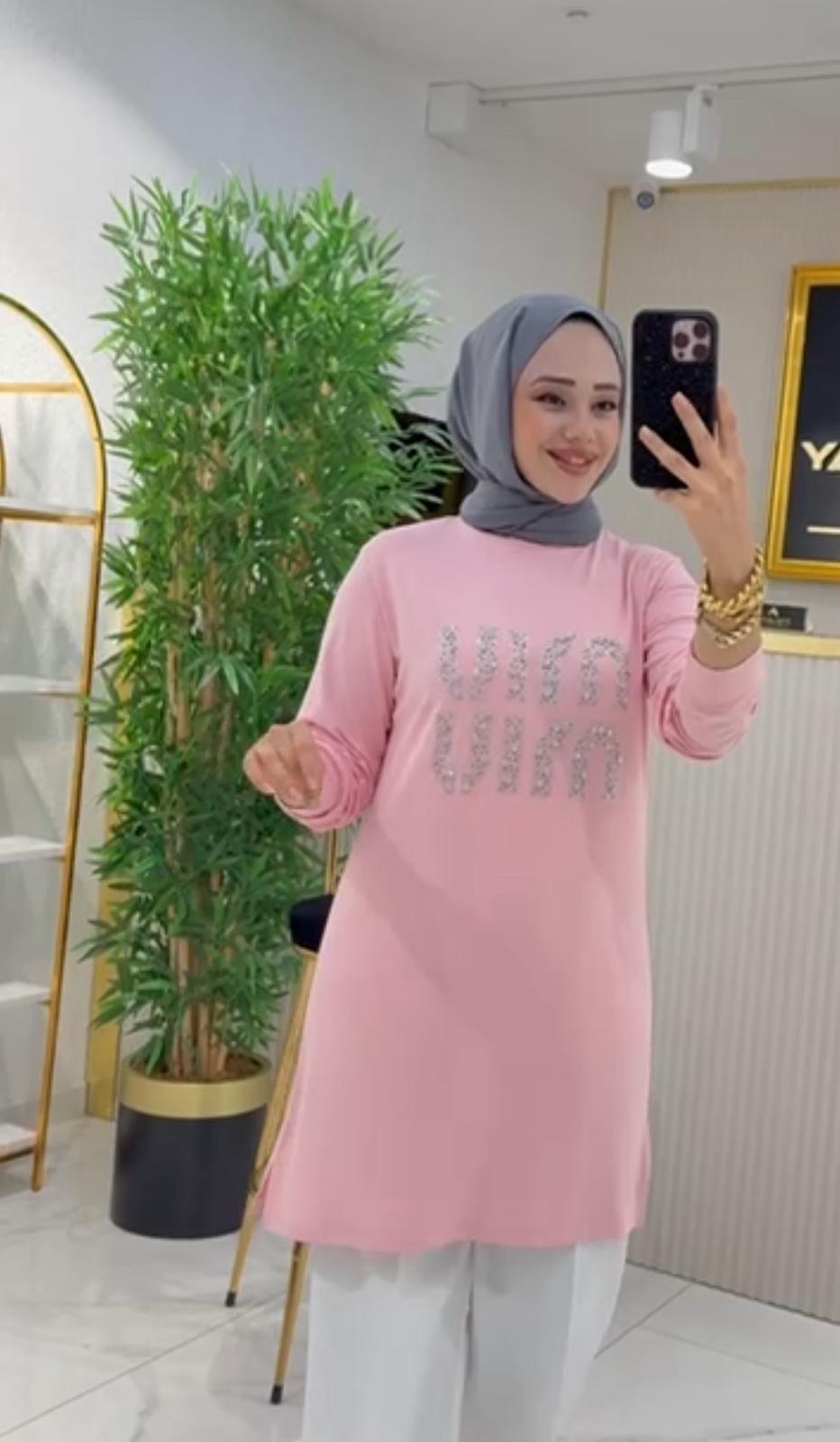 Taşlı Miu Miu Sweat image