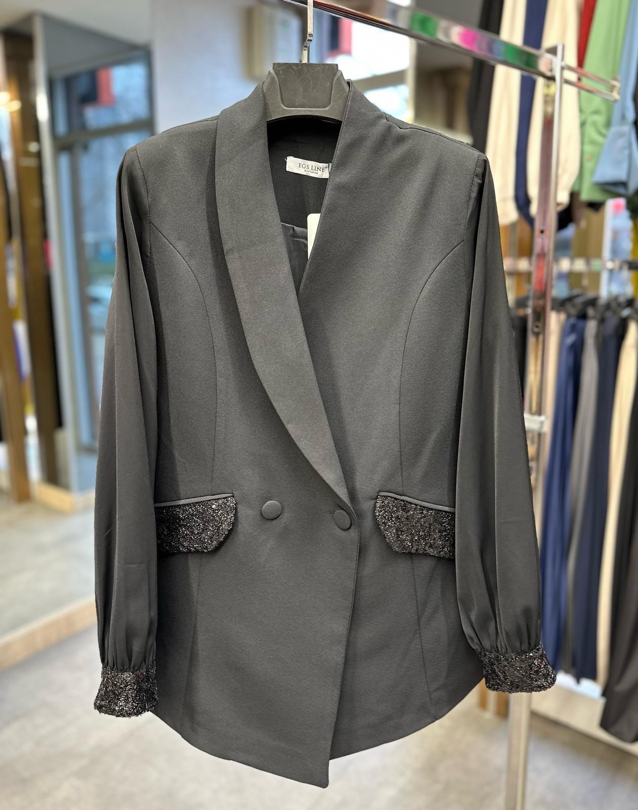 Pulpayet Detaylı Blazer Ceket image