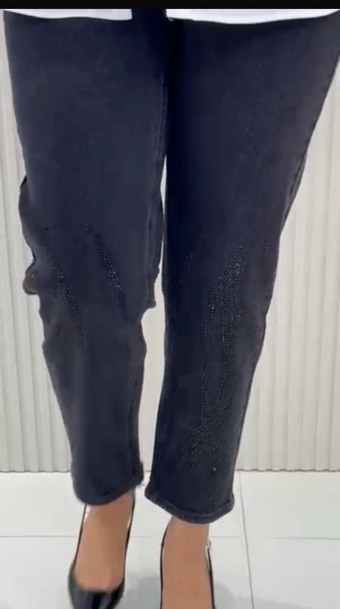 Nazende Model Taşlı Kot