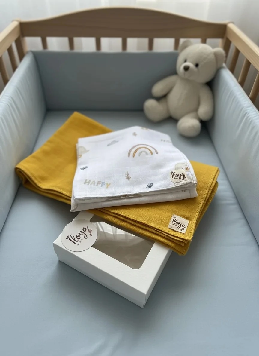 Özel Seri: Müslin Örtü Çifti & Amigurumi Ördek