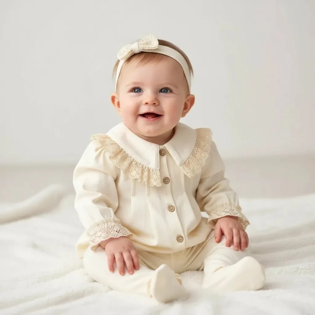 Miniklere Özel Yıldızlı: Lüks ve Konforlu 5'li Bebek Hastane Çıkışı Seti