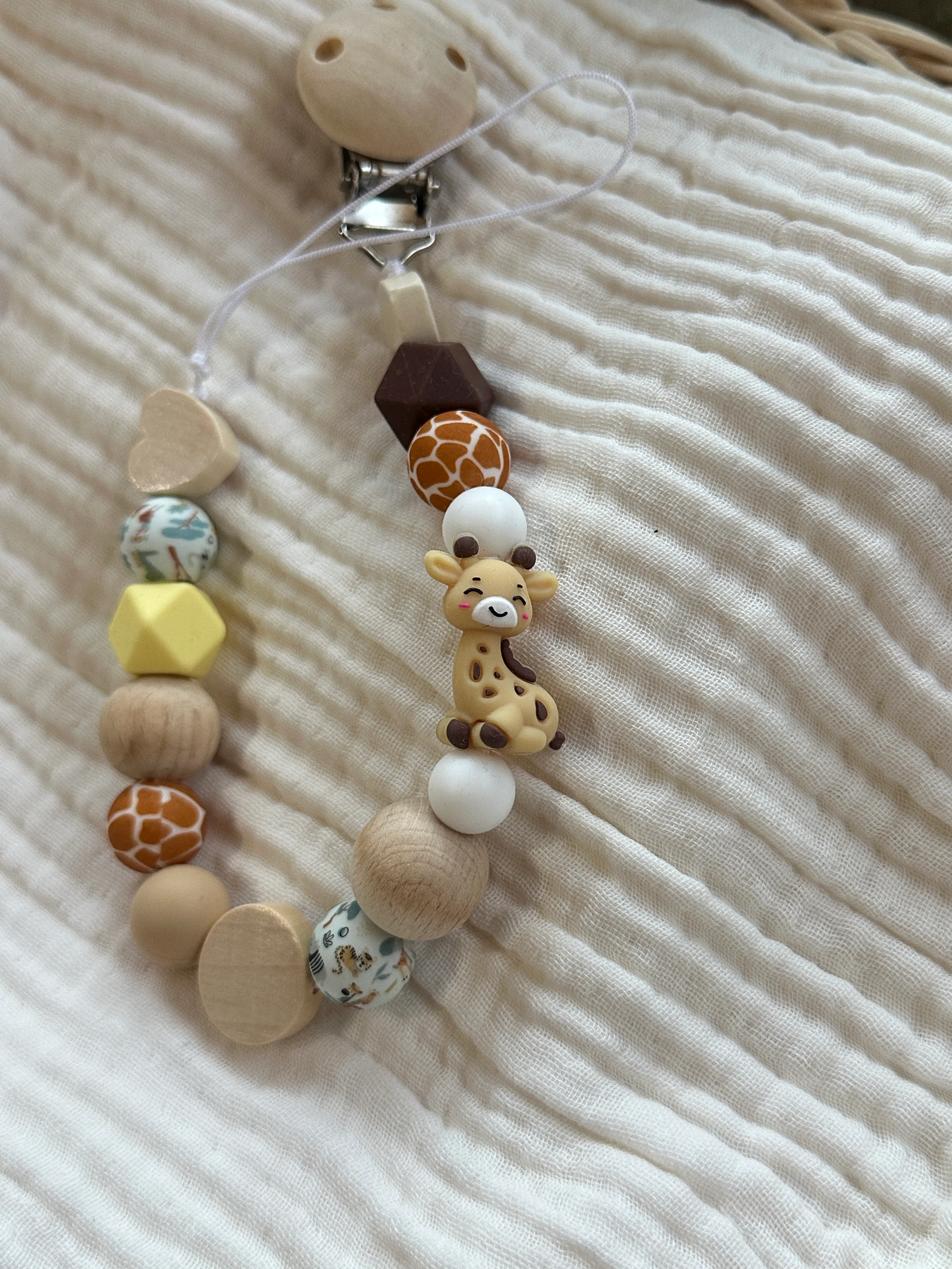 Hayvan Desenli Emzik Akısı- Zürafa