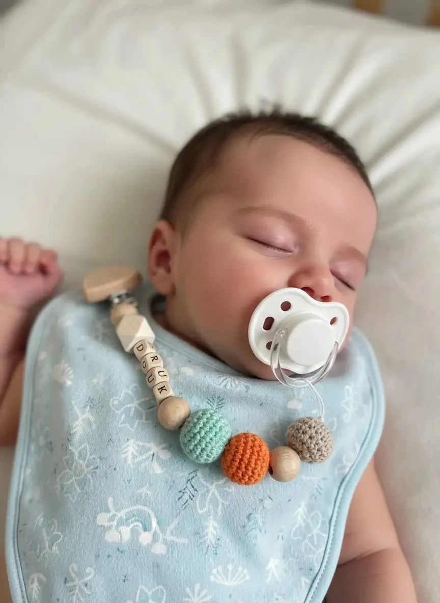 İsimli Emzik Askısı I Kişiselleştirilebilir Ürün