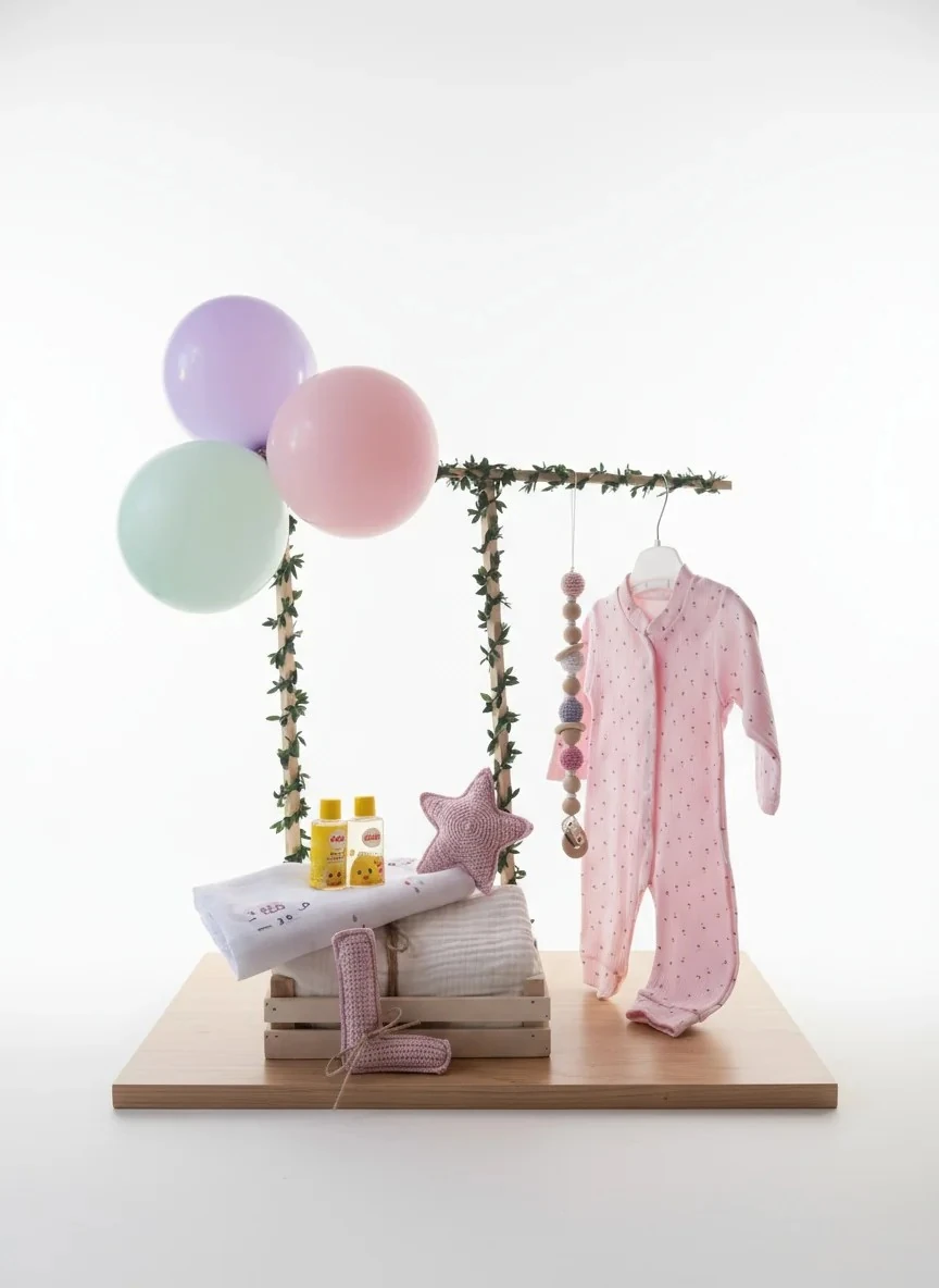 Yıldızlı Yeni Doğan Hediye Sandığı