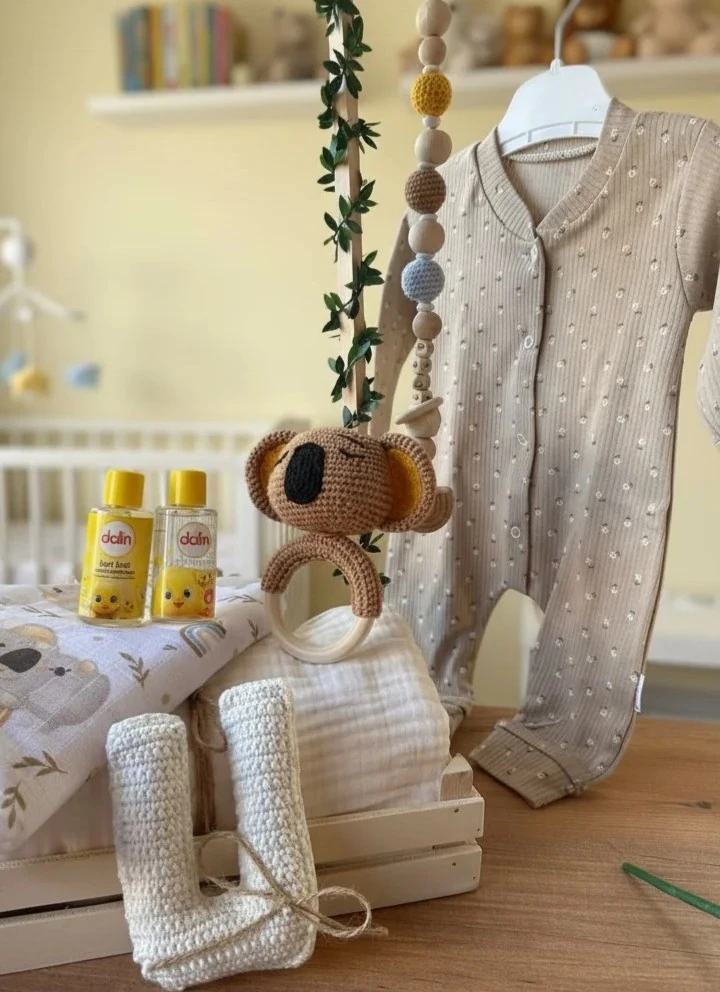 Koala Temalı Yeni Doğan Hediye Sandığı