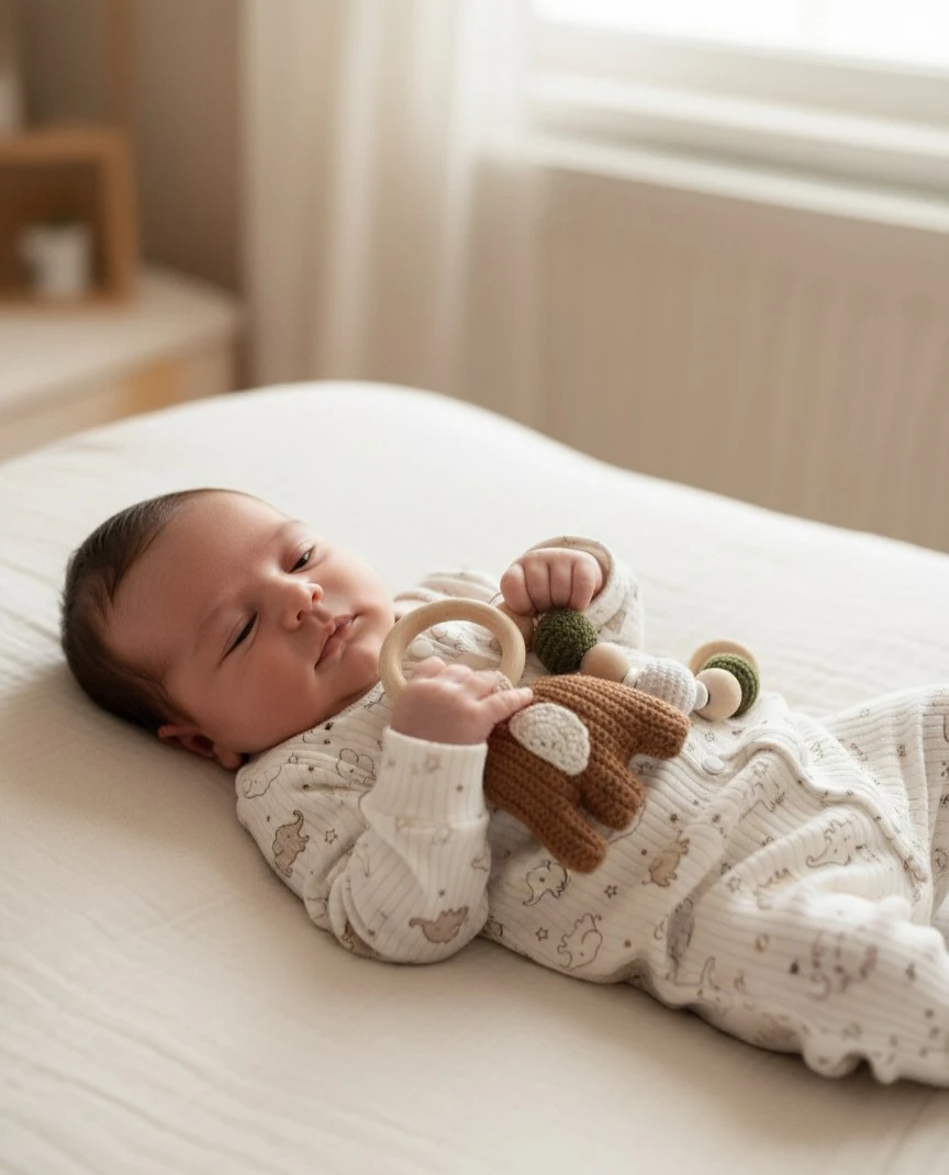 Fil Temalı Yeni Doğan Hediye Sandığı 