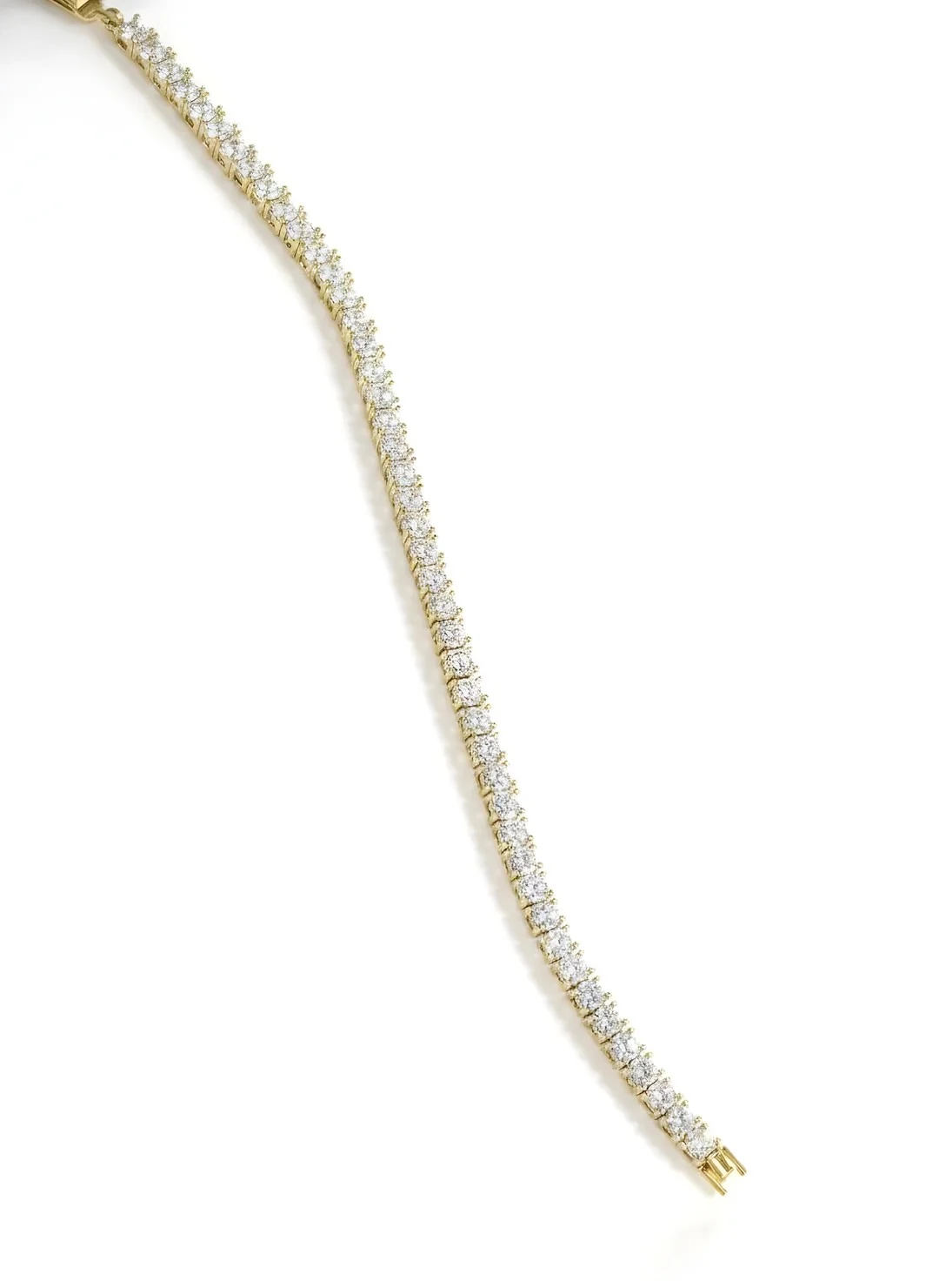 Özel Seri Dönmeyen Döküm Su Yolu Bileklik - Altın Kaplama