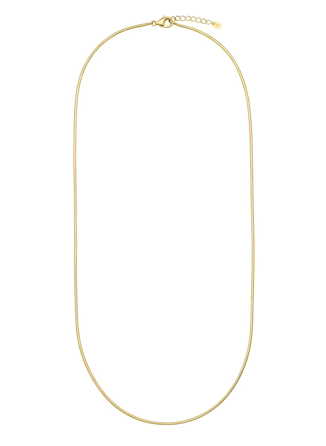 Düz Zincir Kolye - 14K Altın Kaplama