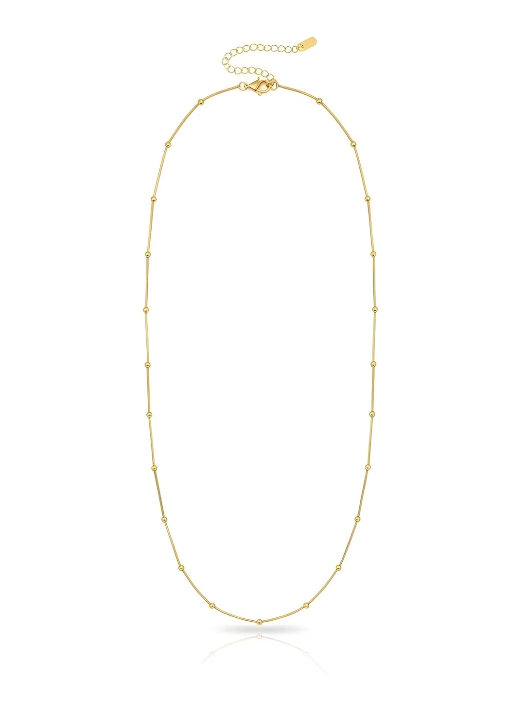 Top Zincir Kolye - Altın Kaplama