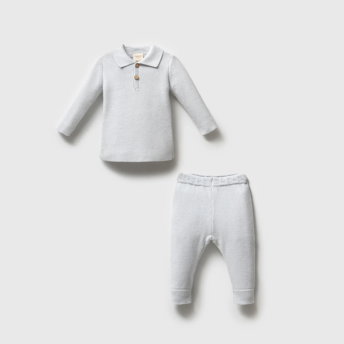 8288N-MAVİ NİPPERLAND ERKEK 3-6-9-12 AY POLO YAKA TAKIM