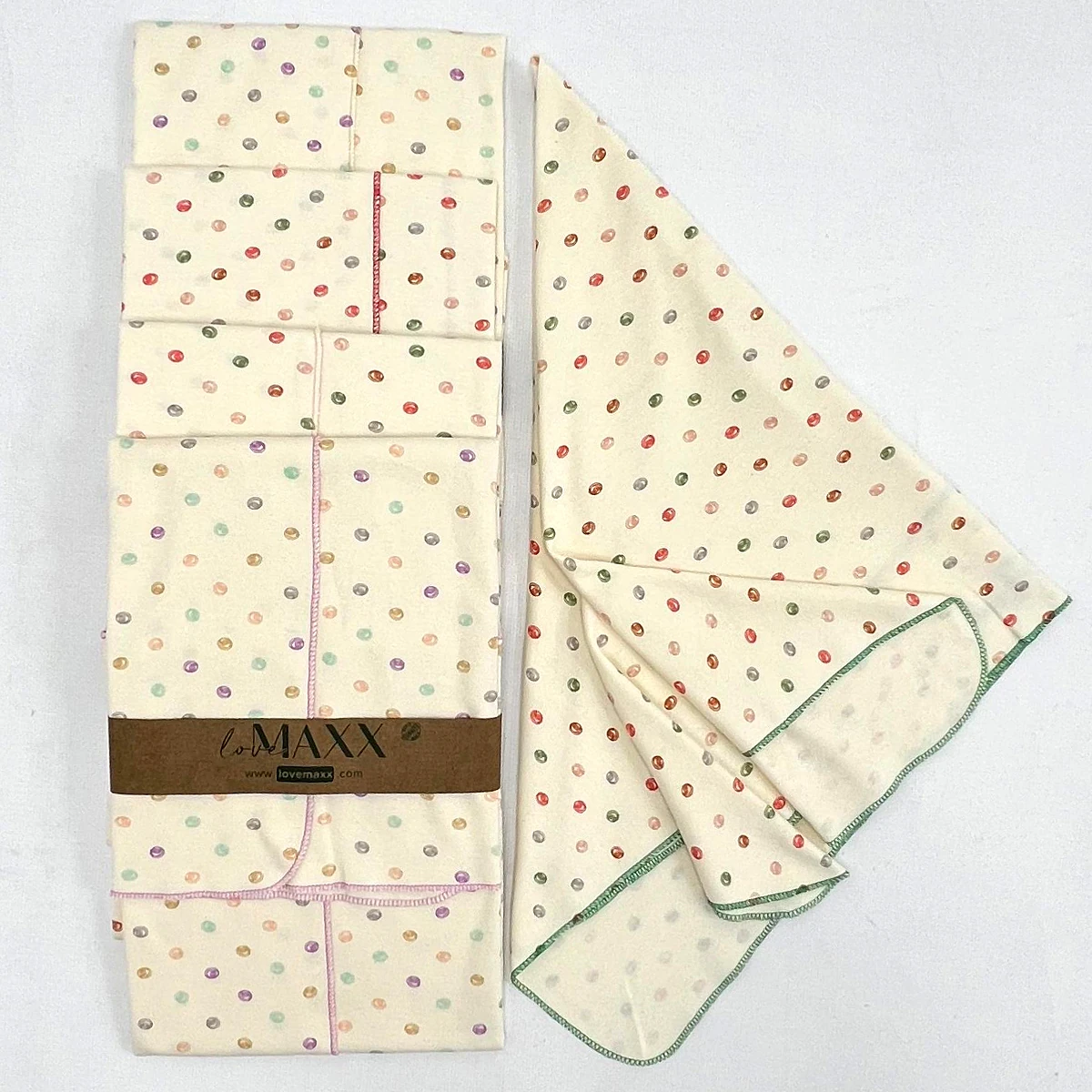 485116LV-ЗЕЛЕНОЕ ОДЕЯЛО LOVEMAXX УНИСЕКС 80*90 СМ С РАЗНОЦВЕТНЫМ КАРТОФЕЛЕМ