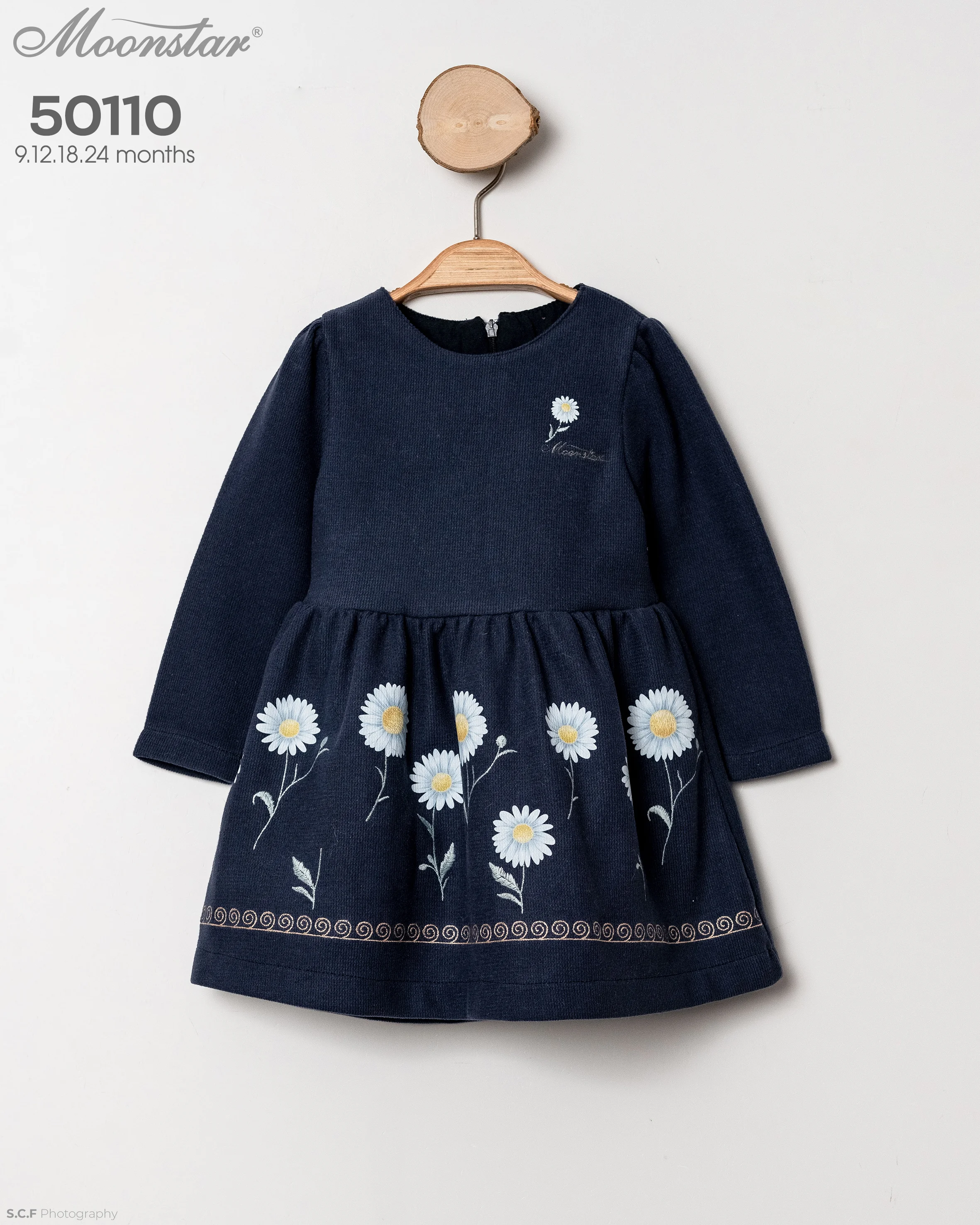 50110  ELBİSE 8 İNDİGO 9/12/18/24 AY