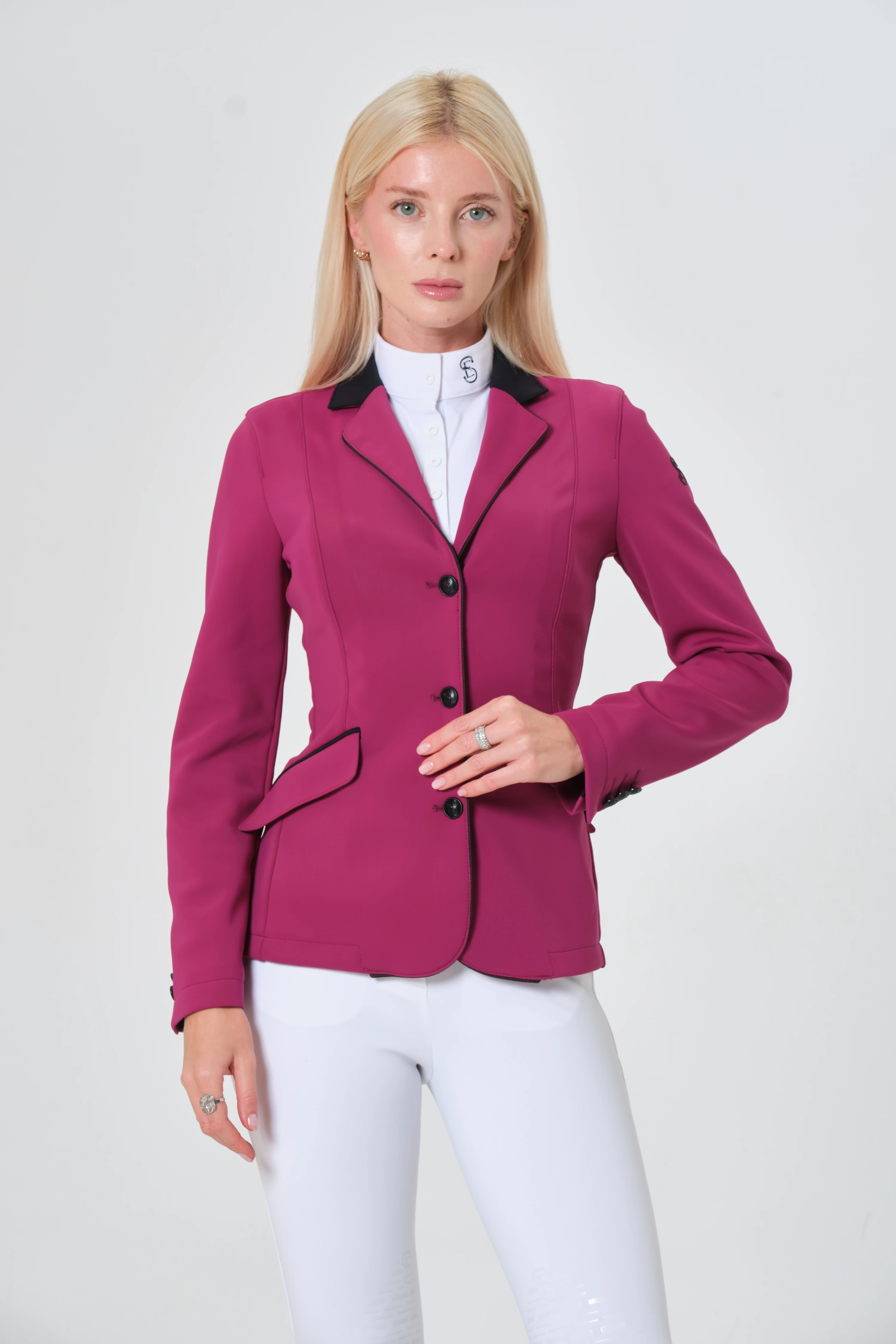 Kadın Binicilik Yarış Ceketi - Plum