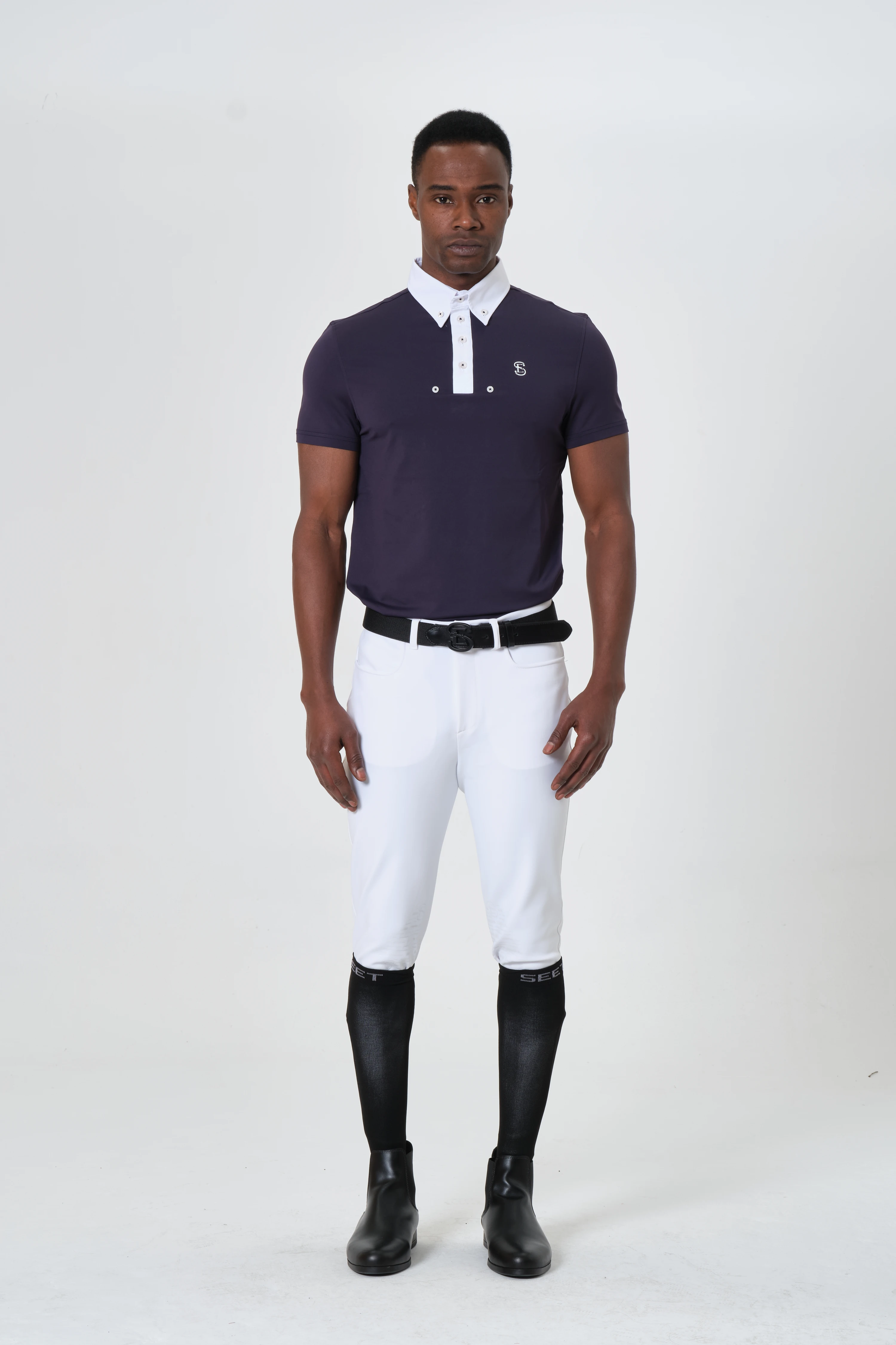 Erkek Binici Tişörtü - Lacivert