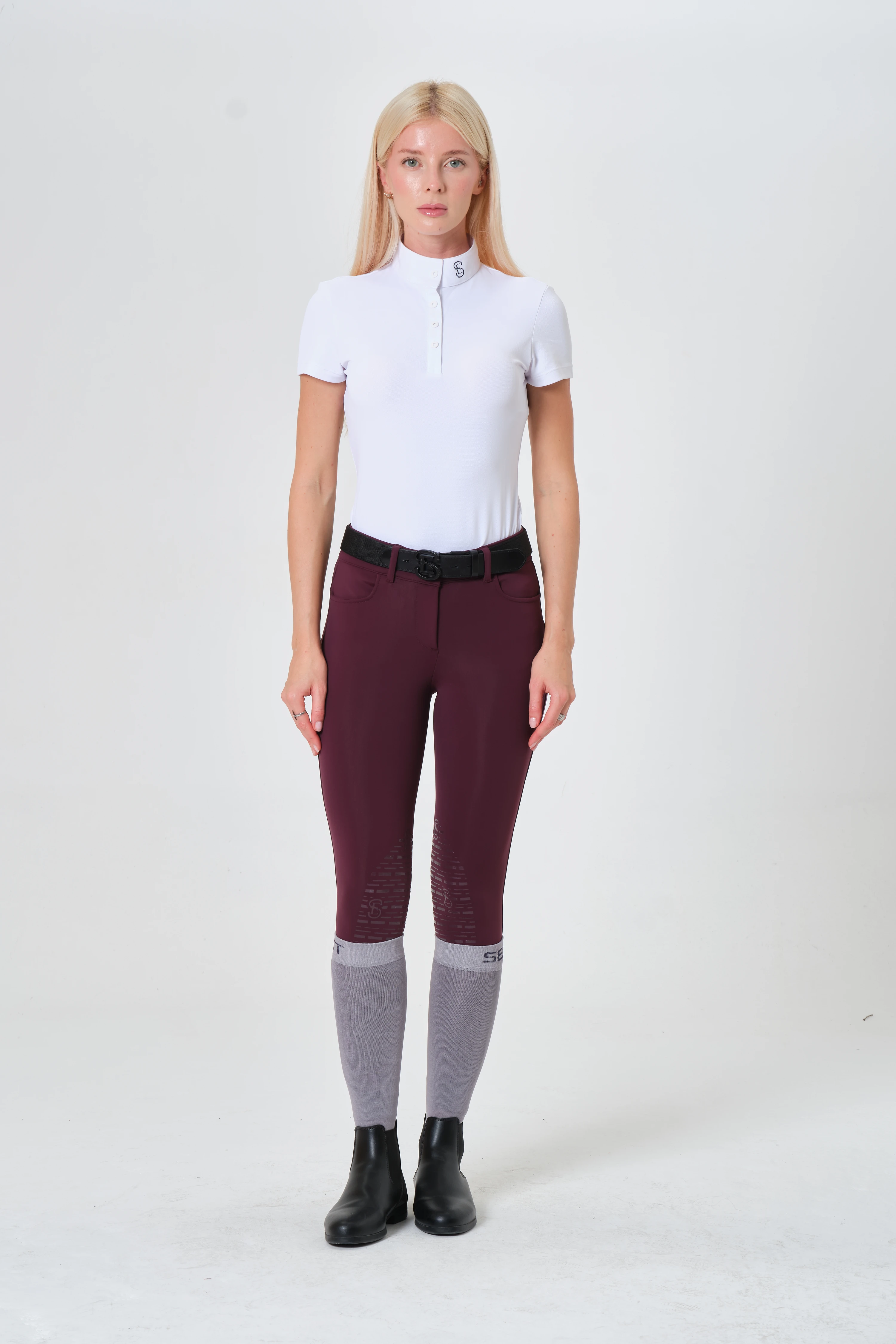 Kadın Binicilik Pantolonu - Merlot