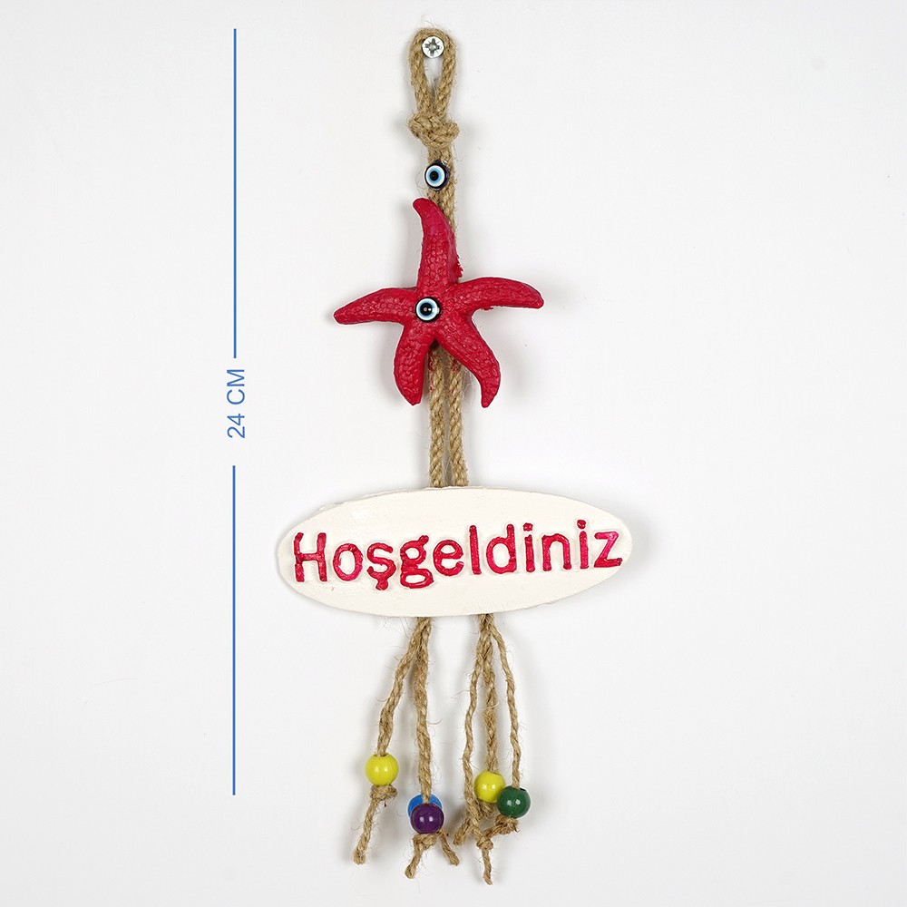 Deniz Yıldızı Hoşgeldiniz Kapı Süsü, Yıldız Bahçe ve Duvar süsü