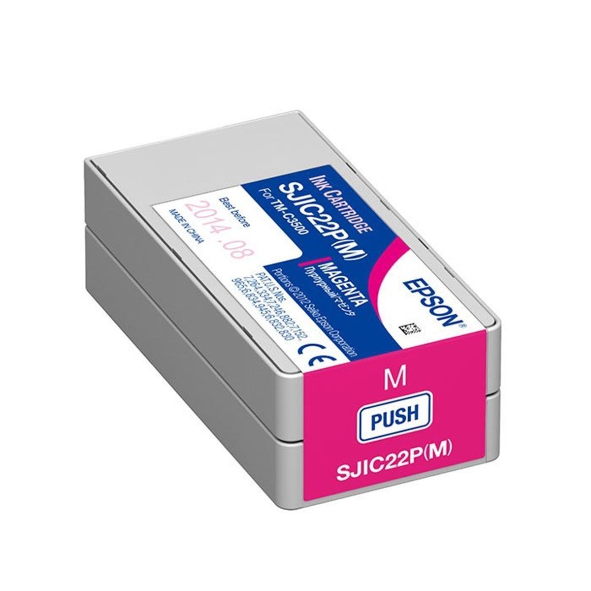 Epson ColorWorks C3500 Magenta Kartuş - SJIC22P(M)