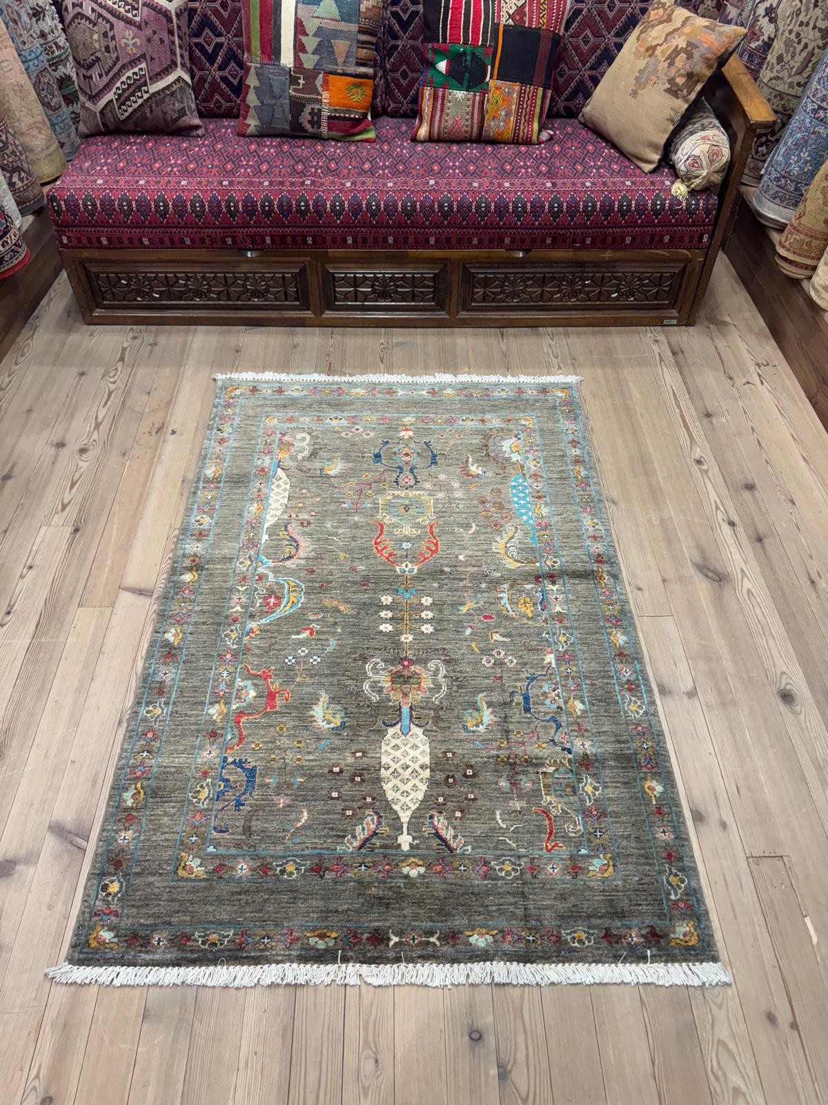 EL DOKUMA AFGAN HALI - 104 x 153