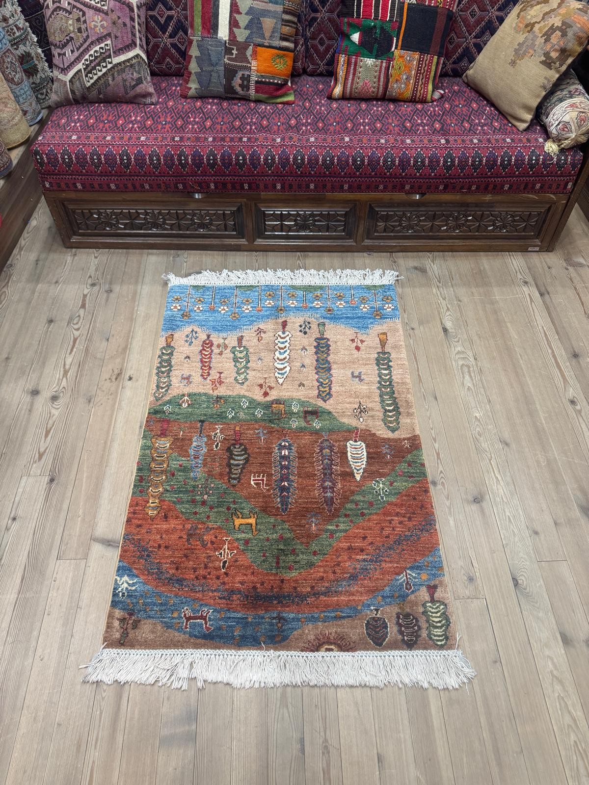 EL DOKUMA AFGAN HALI - 83 x 126