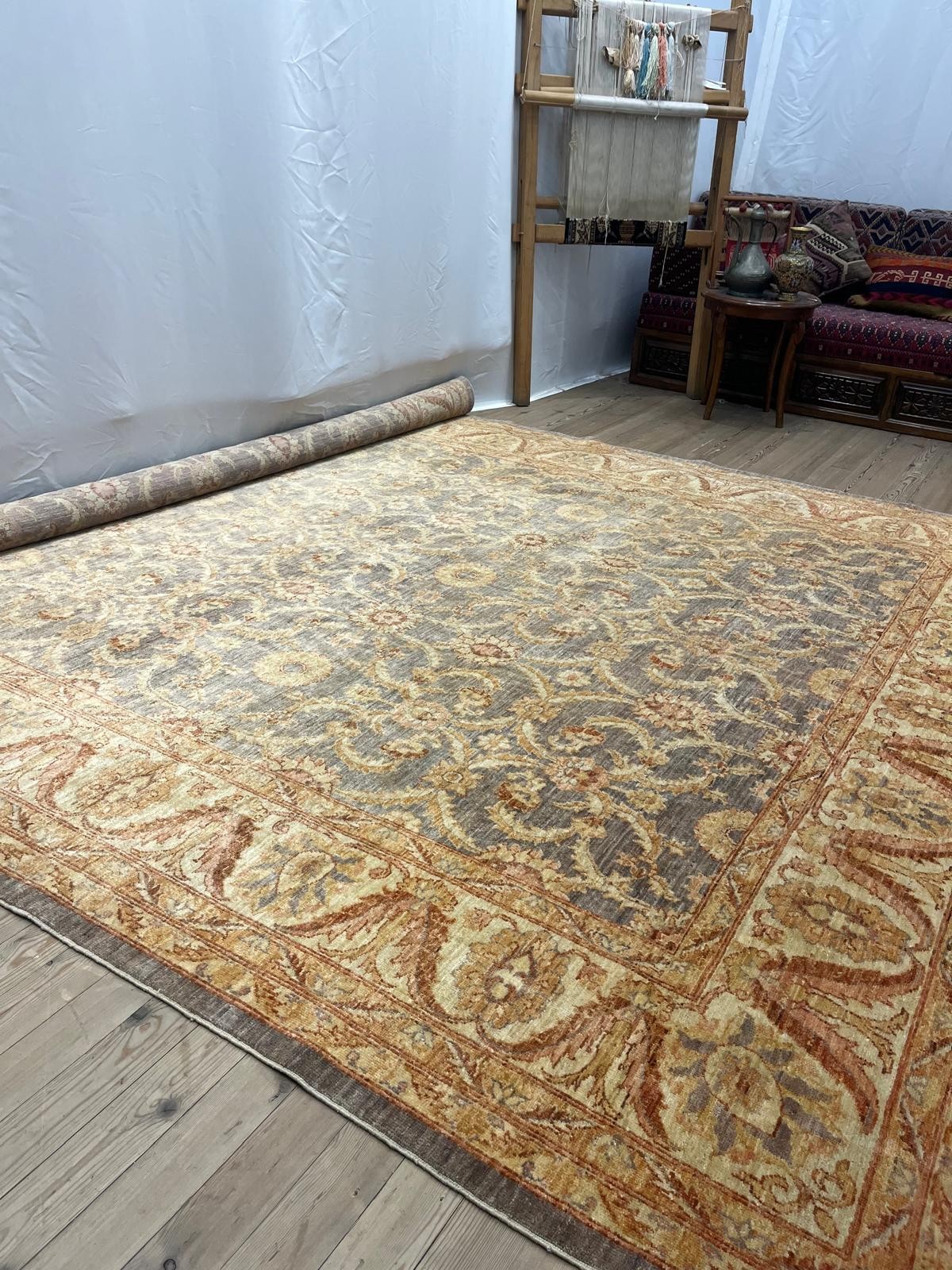 EL DOKUMA AFGAN UŞAK HALI - 250x366