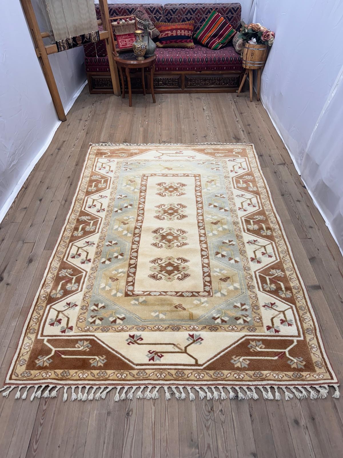 EL DOKUMA MİLAS HALI - 152x116