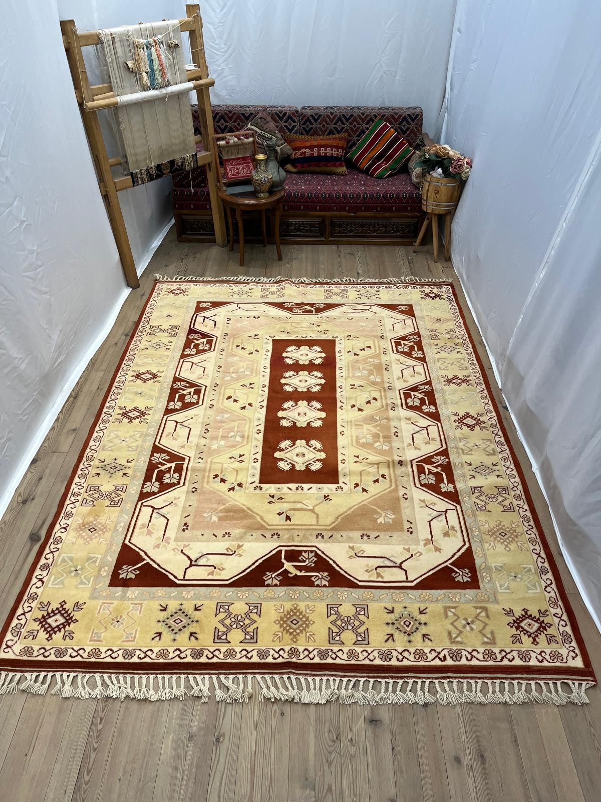 EL DOKUMA MİLAS HALI - 202x273