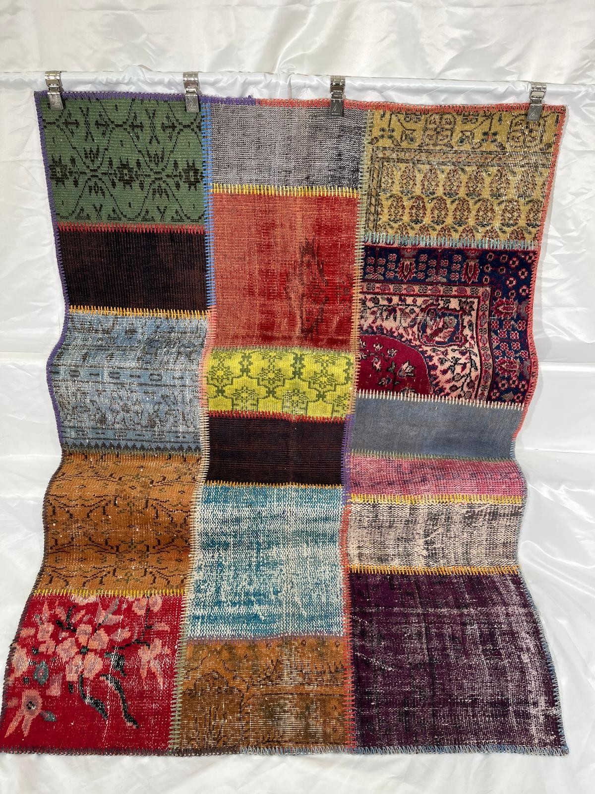 EL DOKUMA PATCHWORK HALI - 200 x 141