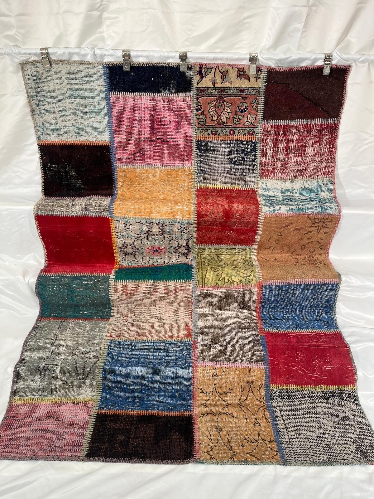 EL DOKUMA PATCHWORK HALI - 162 x 233