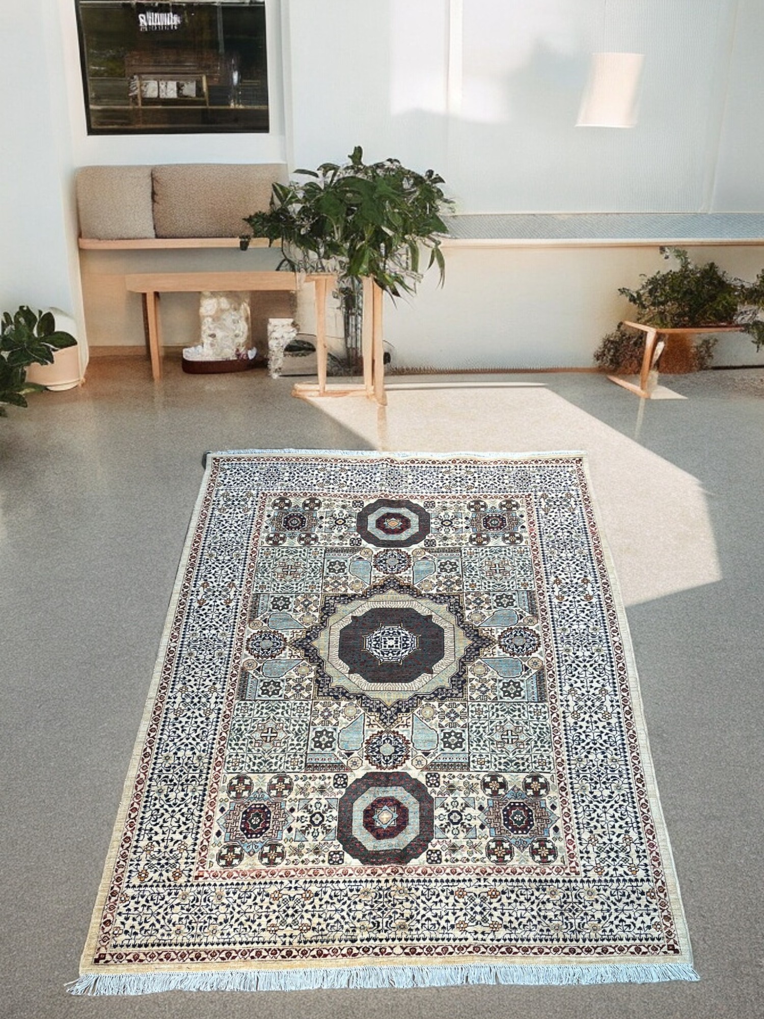 EL DOKUMA AFGAN UŞAK HALI - 208x152