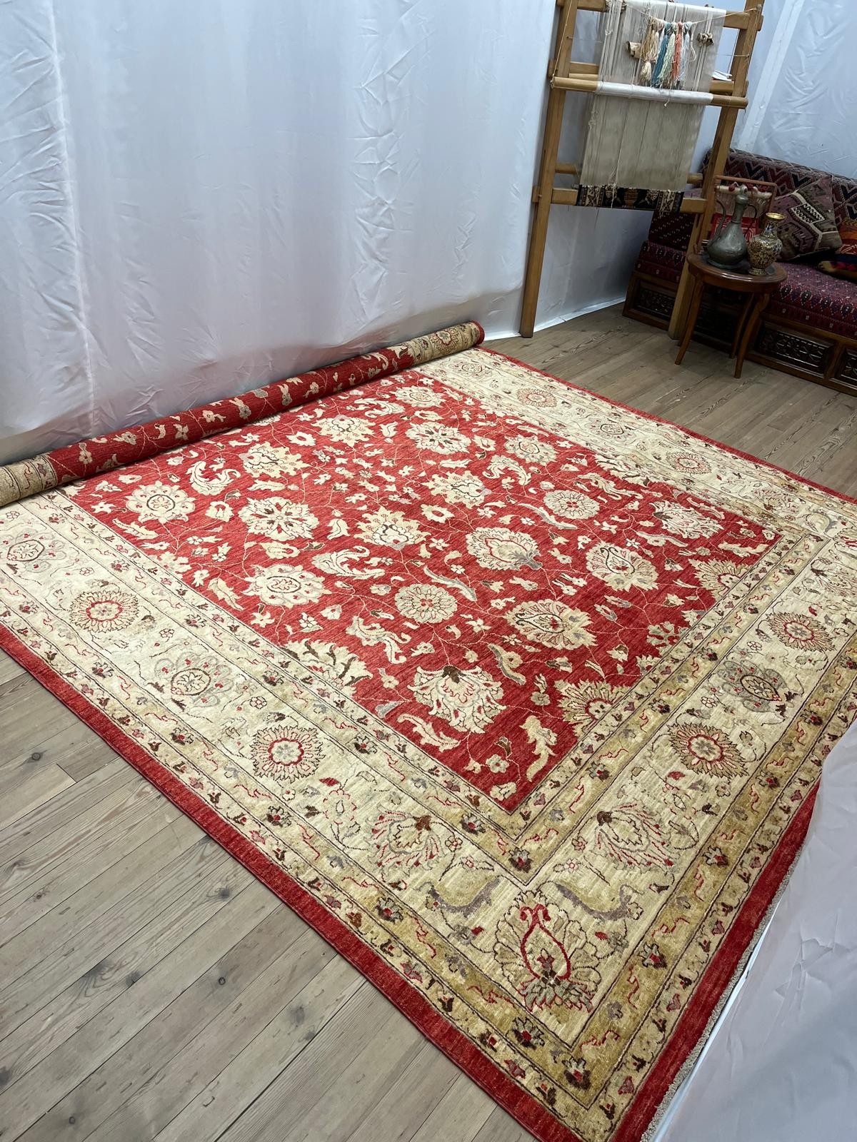 EL DOKUMA AFGAN UŞAK HALI - 270x354