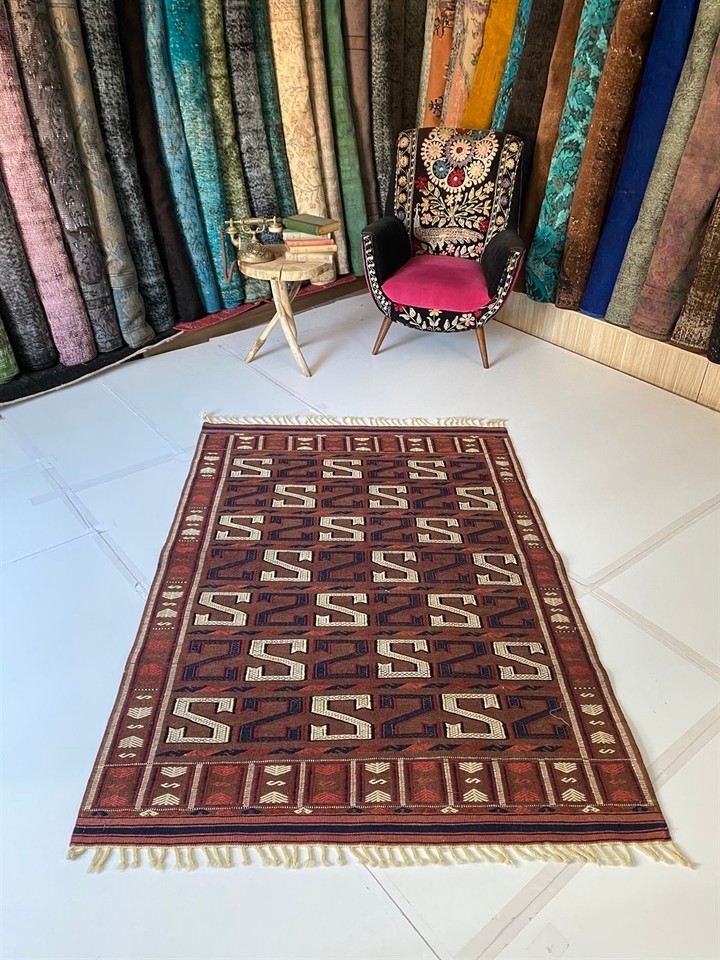 EL DOKUMA ANADOLU KİLİM - 122 x 174