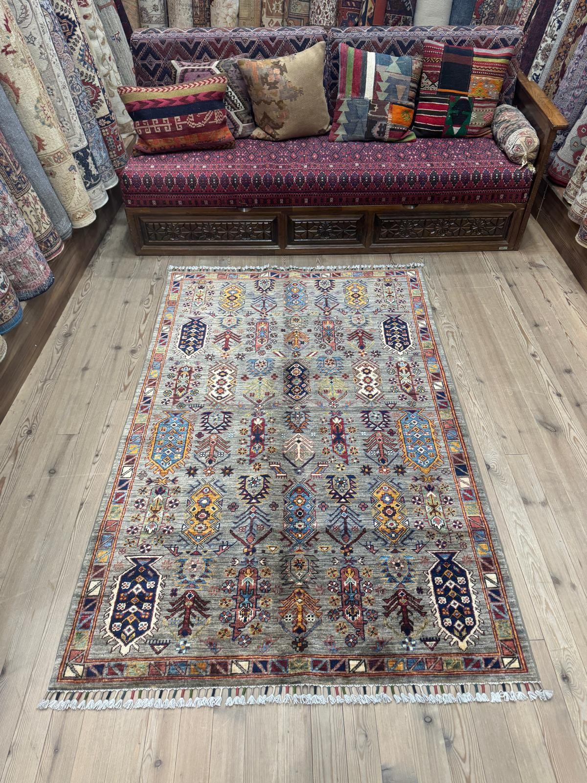 EL DOKUMA AFGAN HALI - 182 x 121