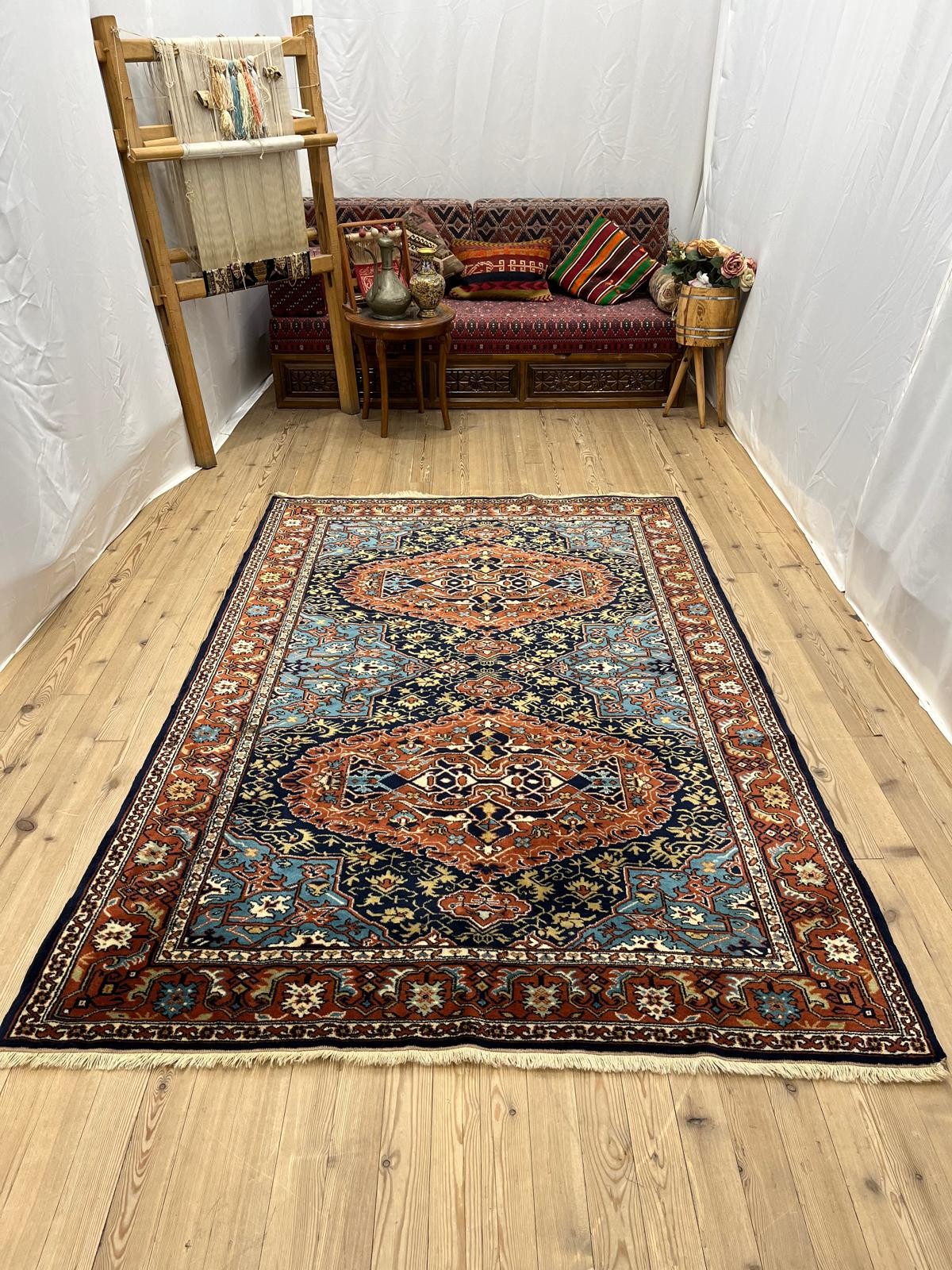 EL DOKUMA YÖRÜK HALI - 154x332