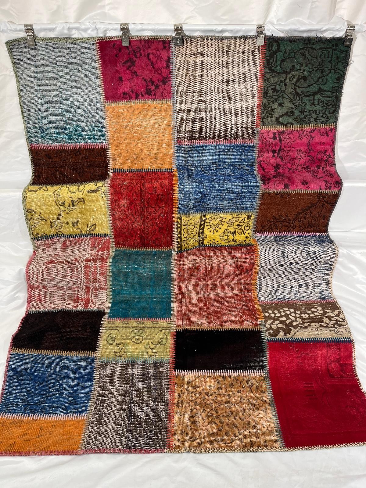 EL DOKUMA PATCHWORK HALI - 164 x 231