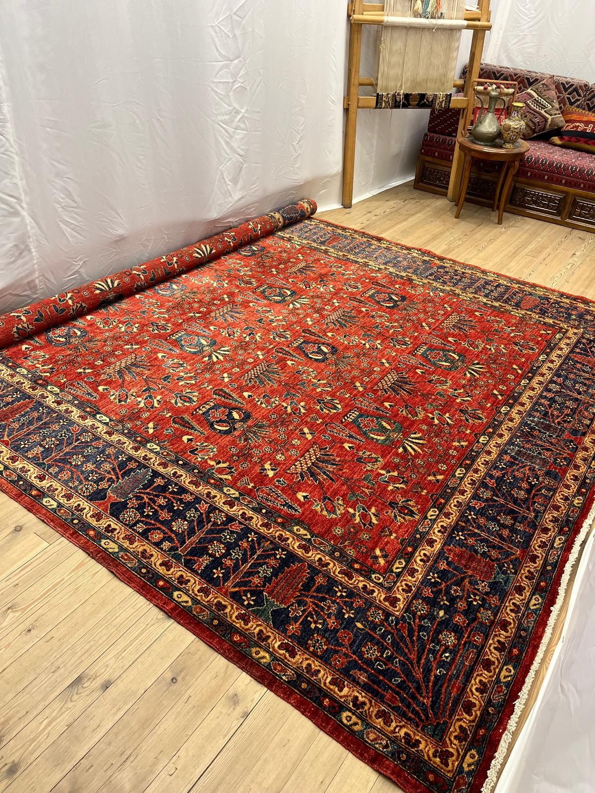 EL DOKUMA AFGAN UŞAK HALI - 276x365